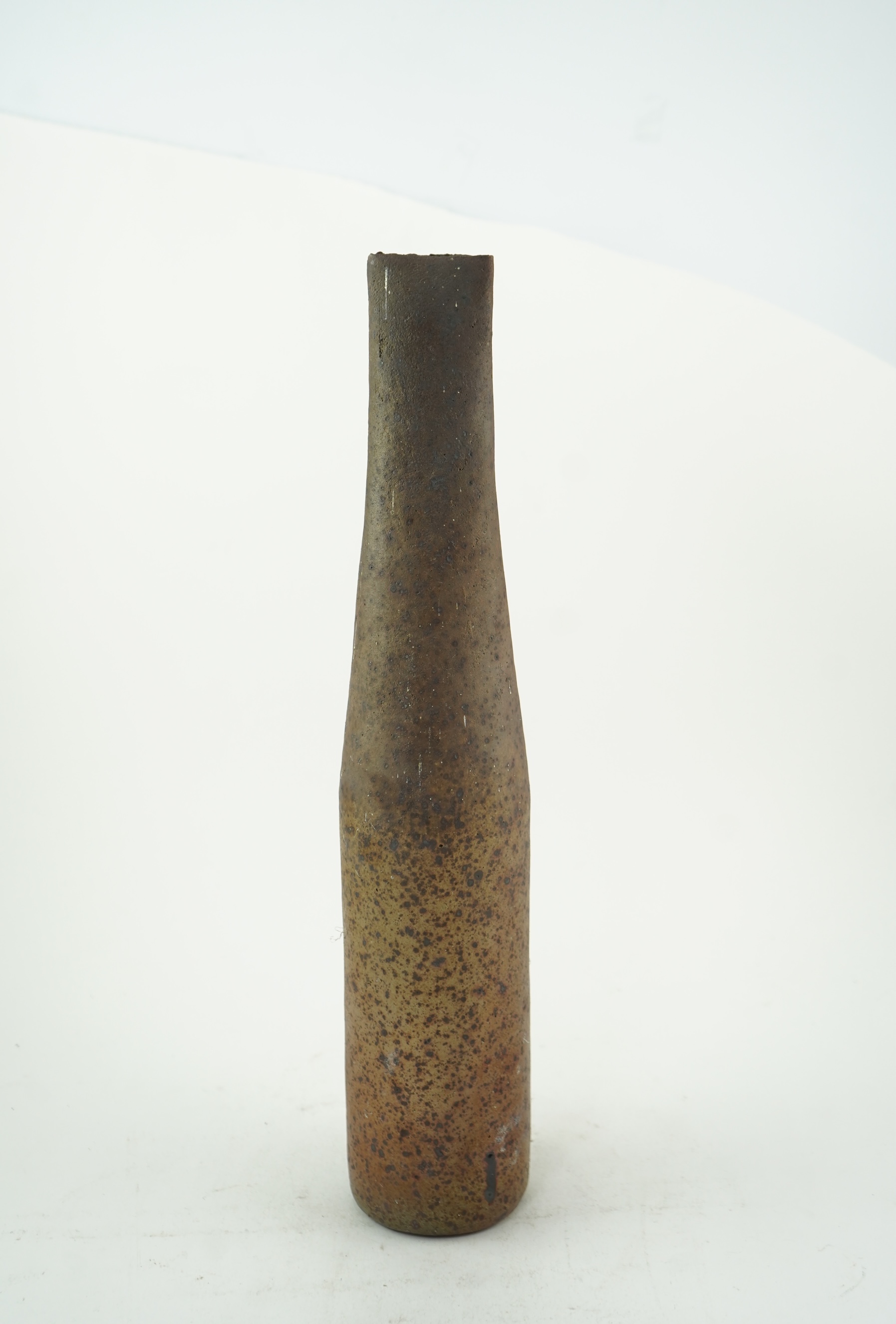 Joanna Constantinidis (1927-2000): A tall stoneware bottle vase